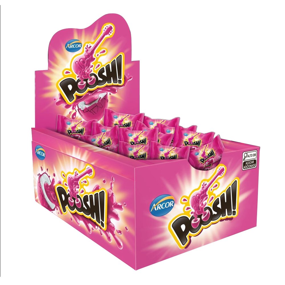 Chiclete Arcor Poosh Tutti Frutti 200g