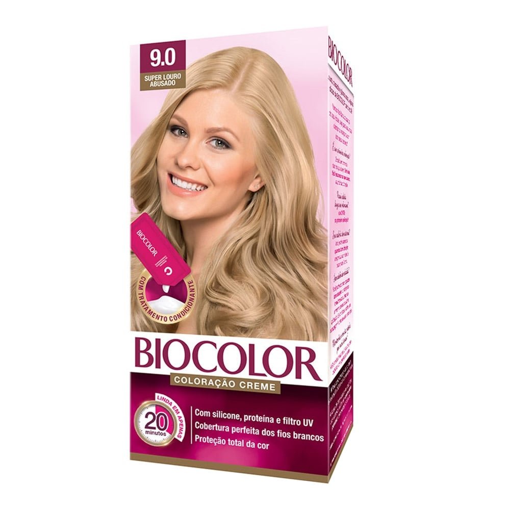Tintura Biocolor Mini Kit 9.0 Super Louro Abusivo