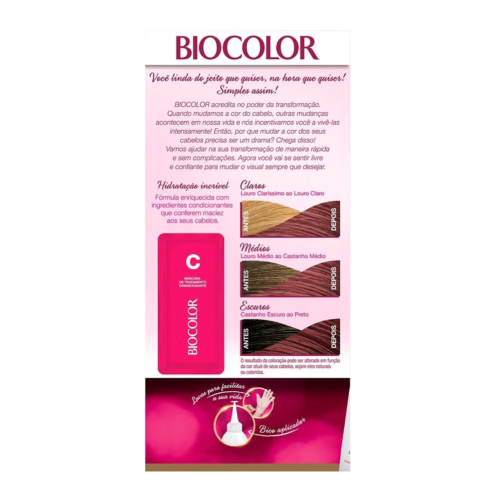 Tintura Biocolor Mini Kit 9.0 Super Louro Abusivo