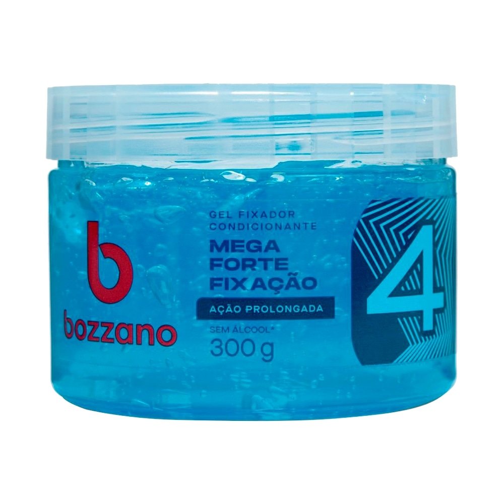 Gel Fixador Bozzano Azul Ação Prolongada 300g