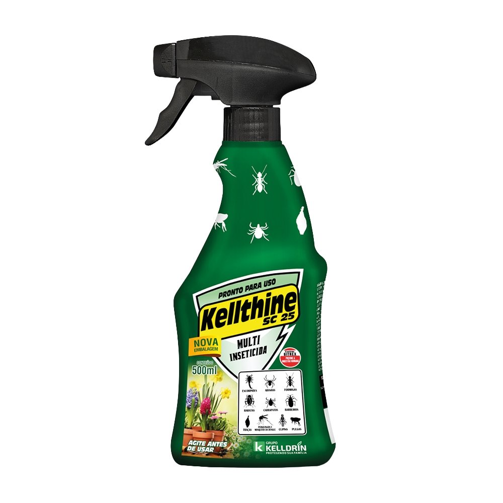 Inseticida Spray Kellthine SC25 Kelldrin 500ml
