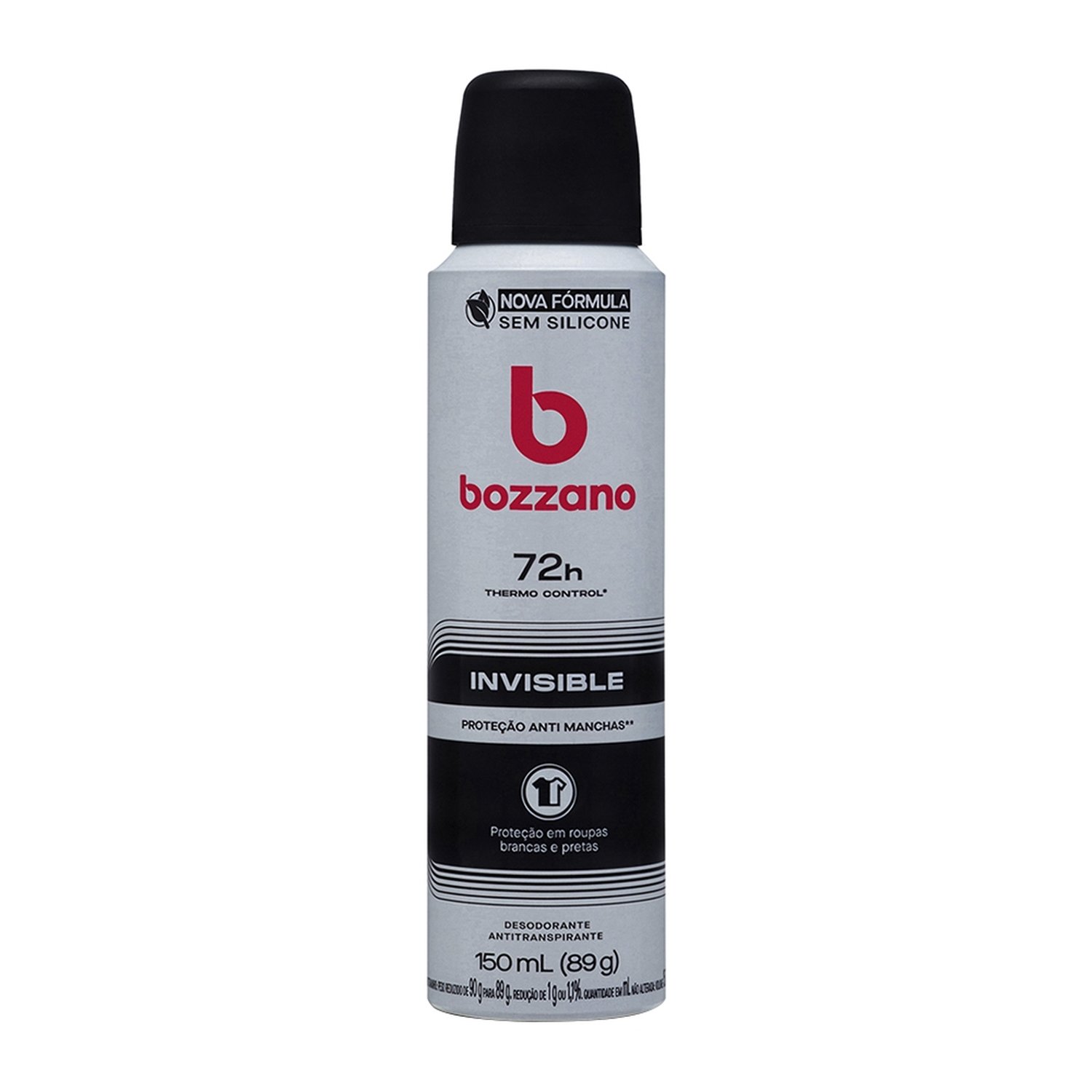 Desodorante Bozzano Aerossol Antitranspirante Masculino Invisible 150ml
