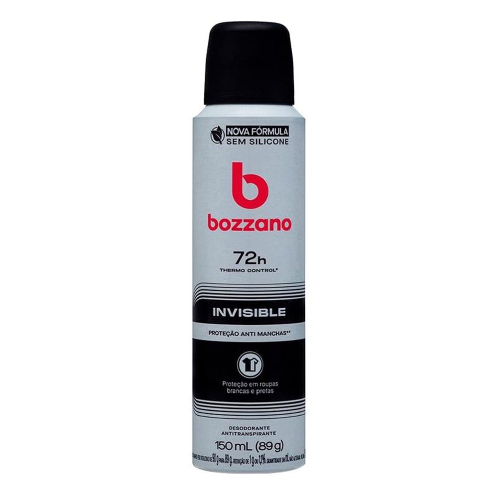 Desodorante Bozzano Aerosol Invisível 150ml