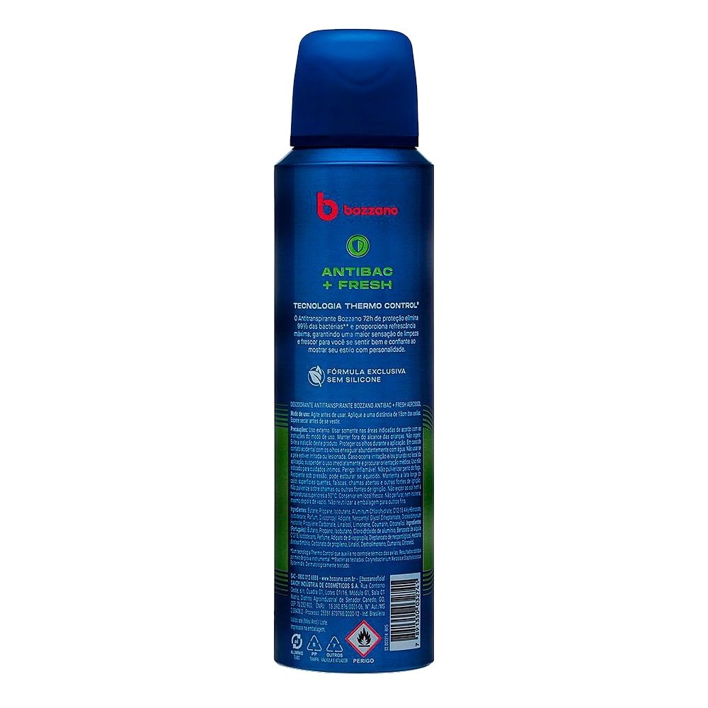 Desodorante Bozzano Aerosol Fresh 150ml