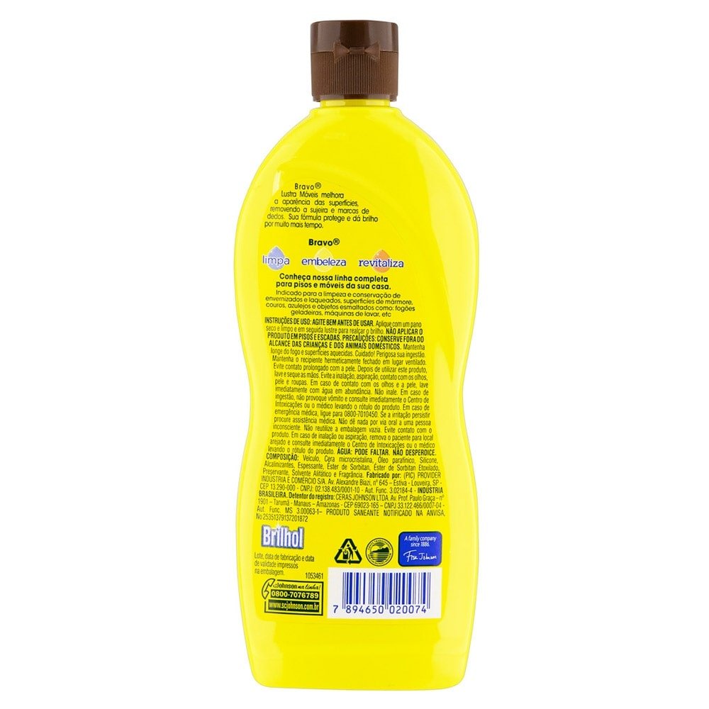 Lustra Móveis Bravo Classic Lavanda 200ml