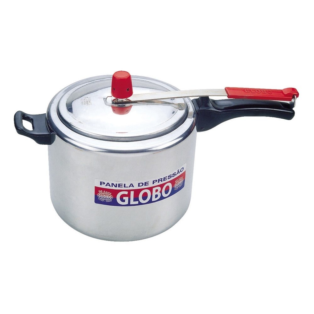Panela de Pressão Globo Polida 7 Litros
