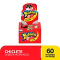 Chiclete Bubbaloo Morango 5g - Caixa com 60 Unidades