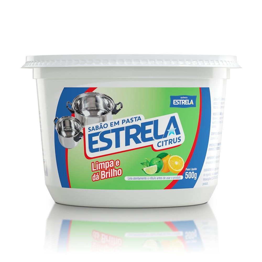 Sabao Em Pasta Estrela Citrus 12X500 g