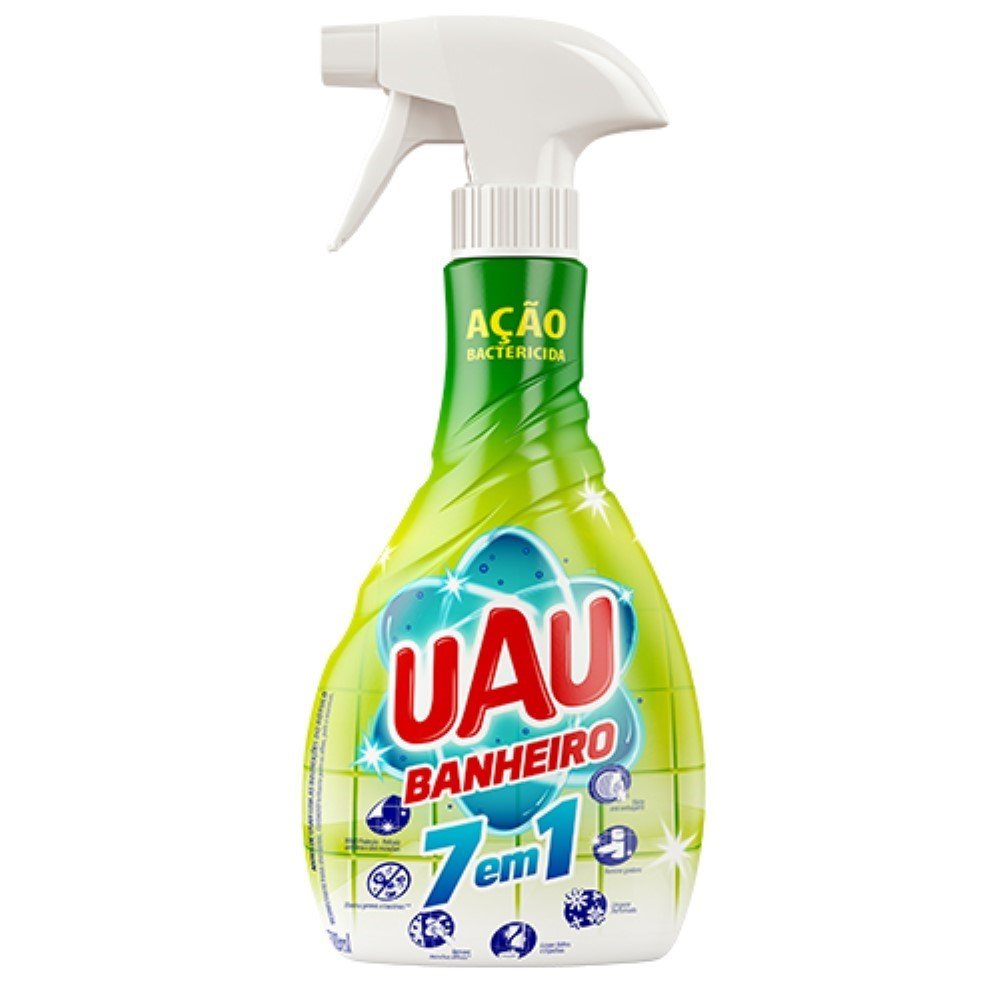 Uau Banheiro 7 X 1 Gatilho - 500Ml
