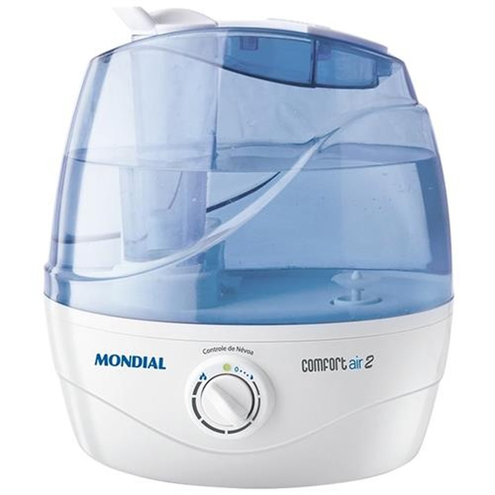 Umidificador de Ar Mondial NUA-02, 2,2 Litros, Branco, Bivolt