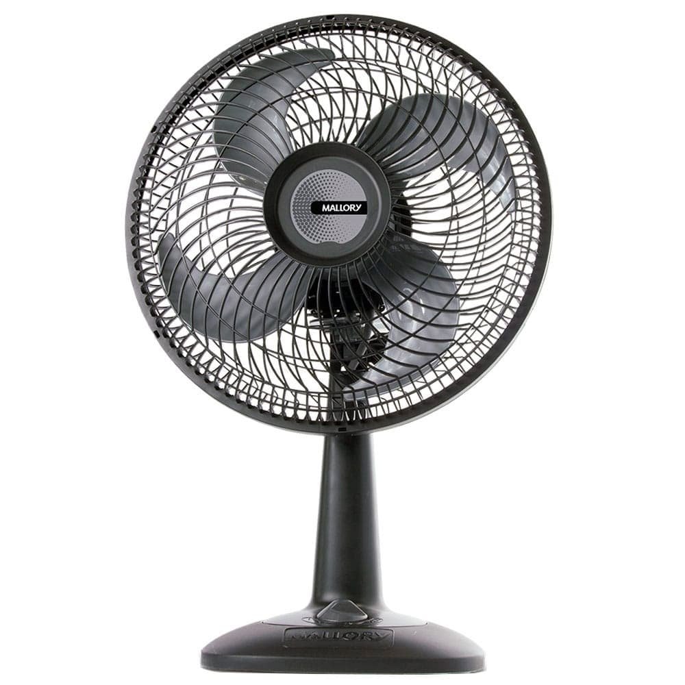 Ventilador de Mesa Mallory Eco TS30, 30cm, 3 Velocidades, Preto/Grafite, 220V