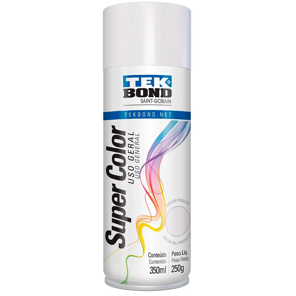 Tinta Spray Tekbond Uso Geral Branco Gelo 350ml
