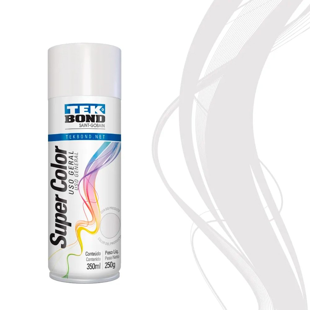 Tinta Spray Tekbond Uso Geral Branco Gelo 350ml
