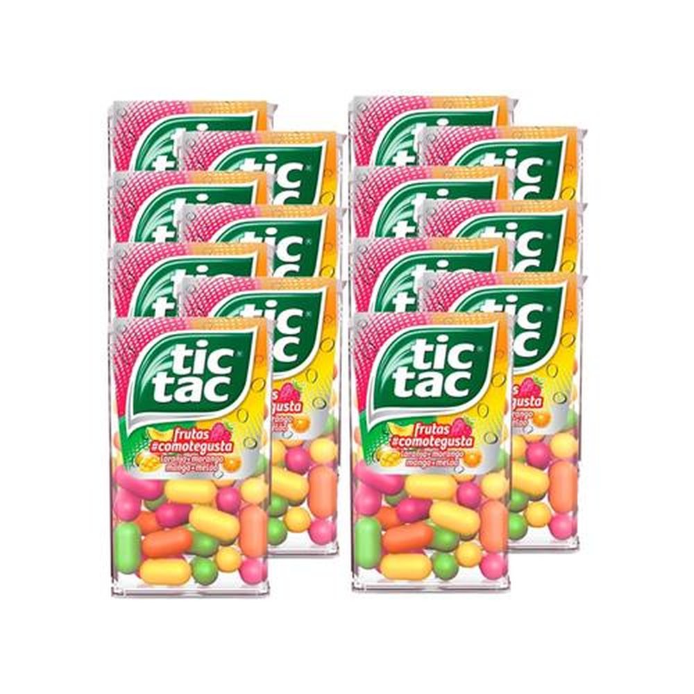 Tic Tac Frutas Com 14 Unidades Ferrero