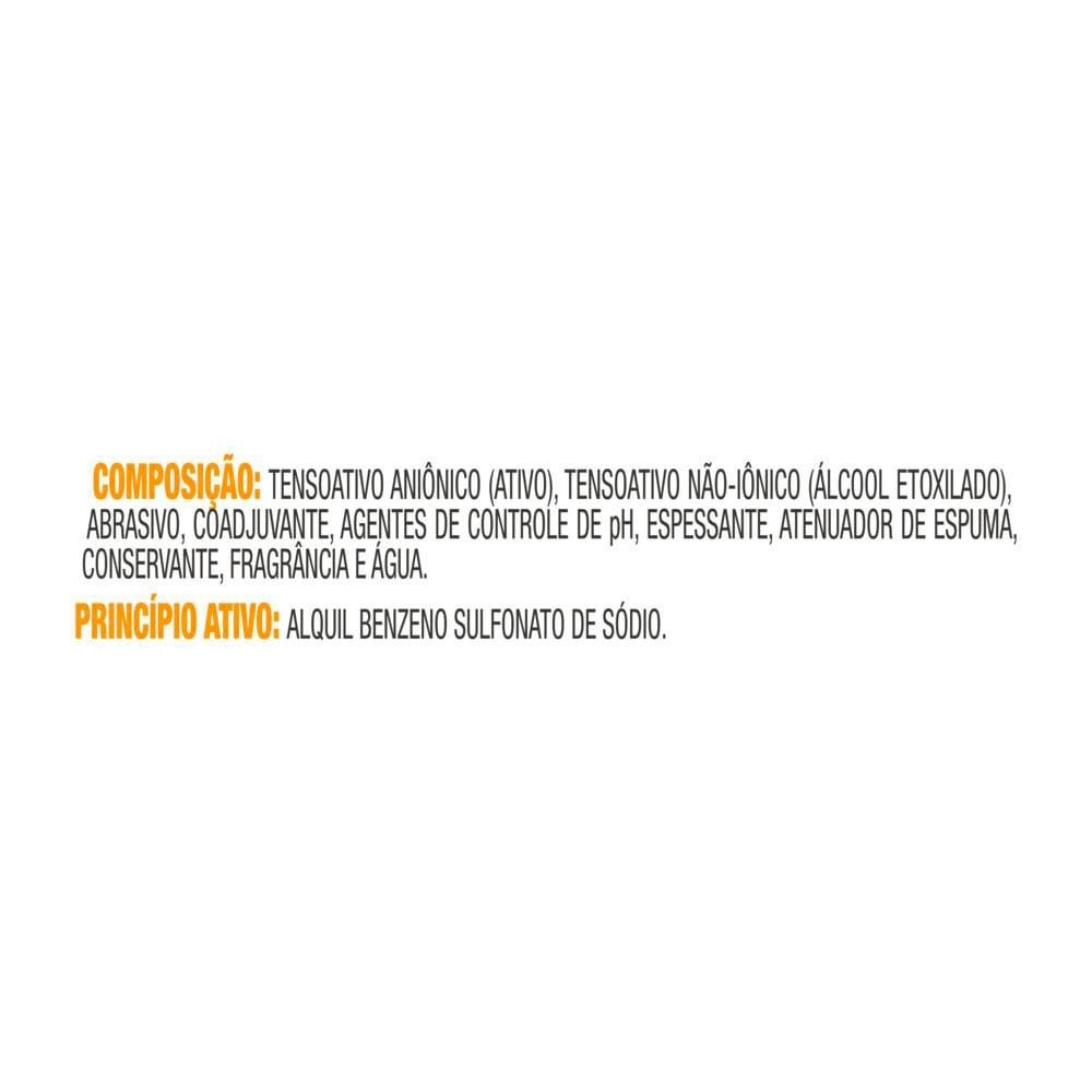 Limpador Cif Cremoso Multiuso Laranja 250ml