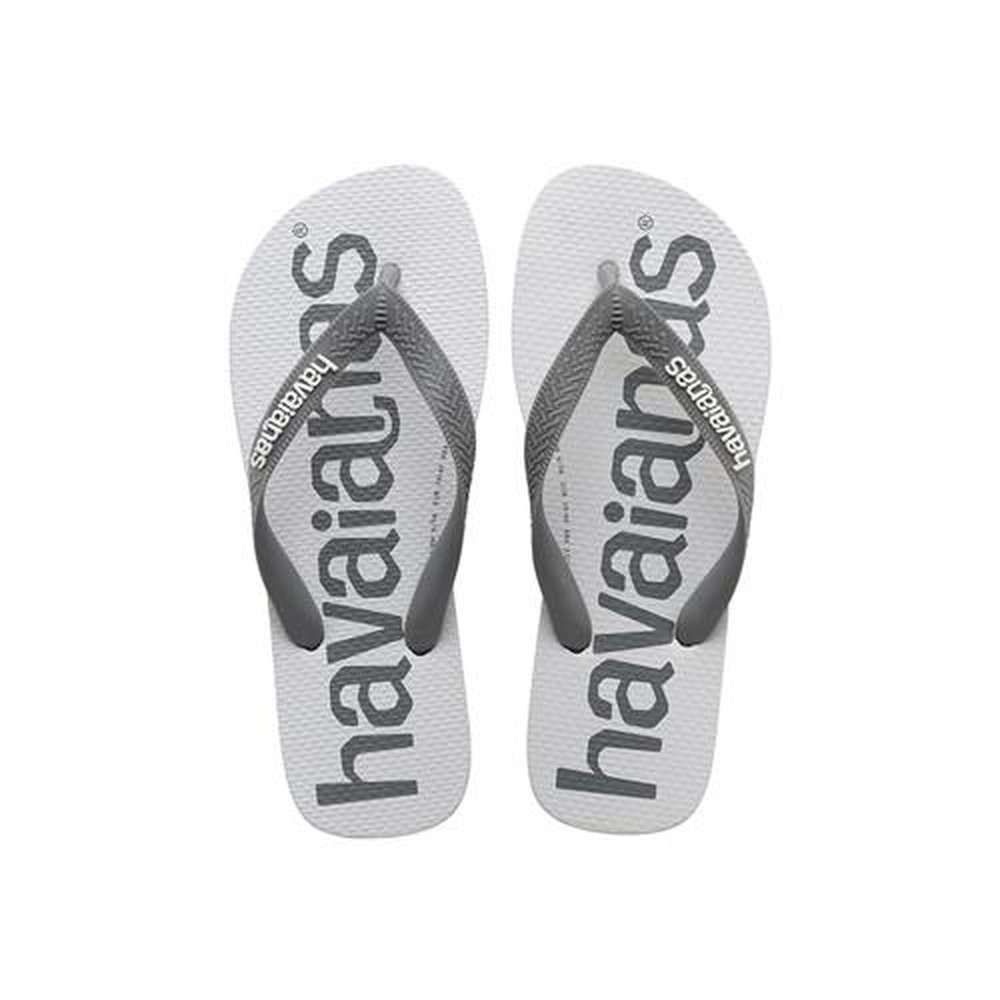 Havaianas Top Logomania Branco/Cinza 39/40