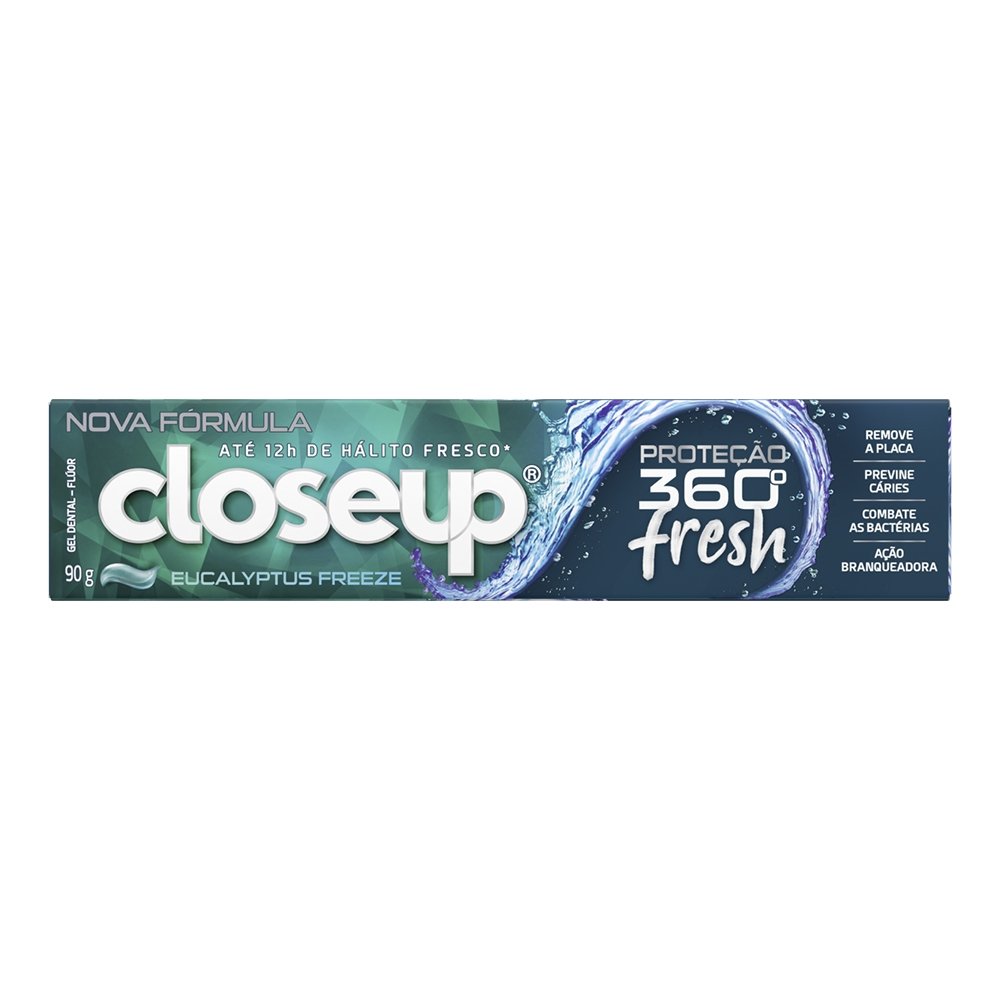 Creme Dental Close-Up Gel Eucalyptus Fresh 90g - Embalagem com 12 Unidades
