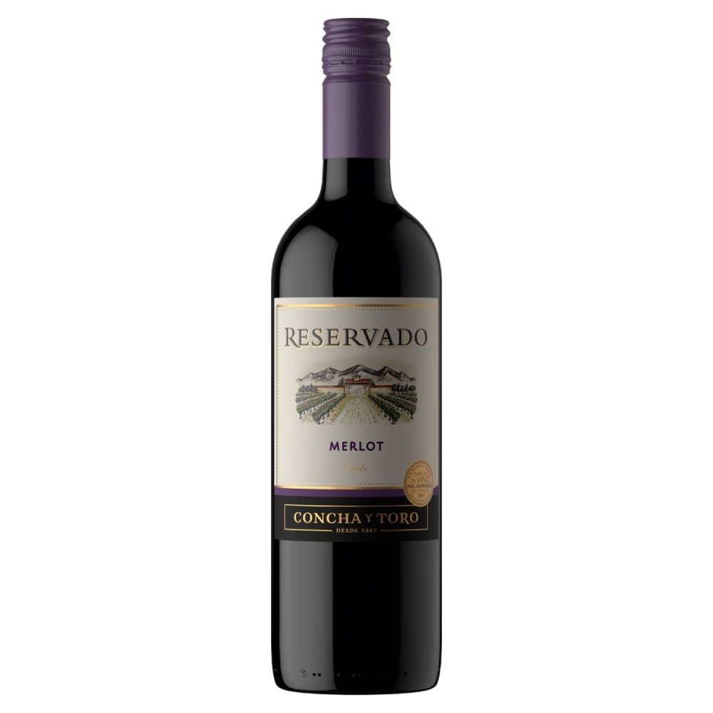 Vinho Chileno Concha Y Toro Reservado Merlot Tinto Meio Seco 750ml