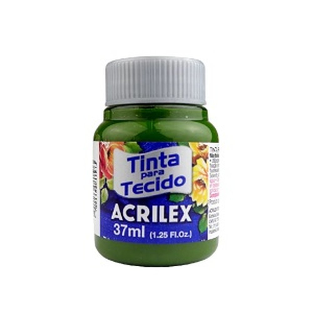 Tinta Tecido Acrilex Verde Oliva 37Ml C/6 .545