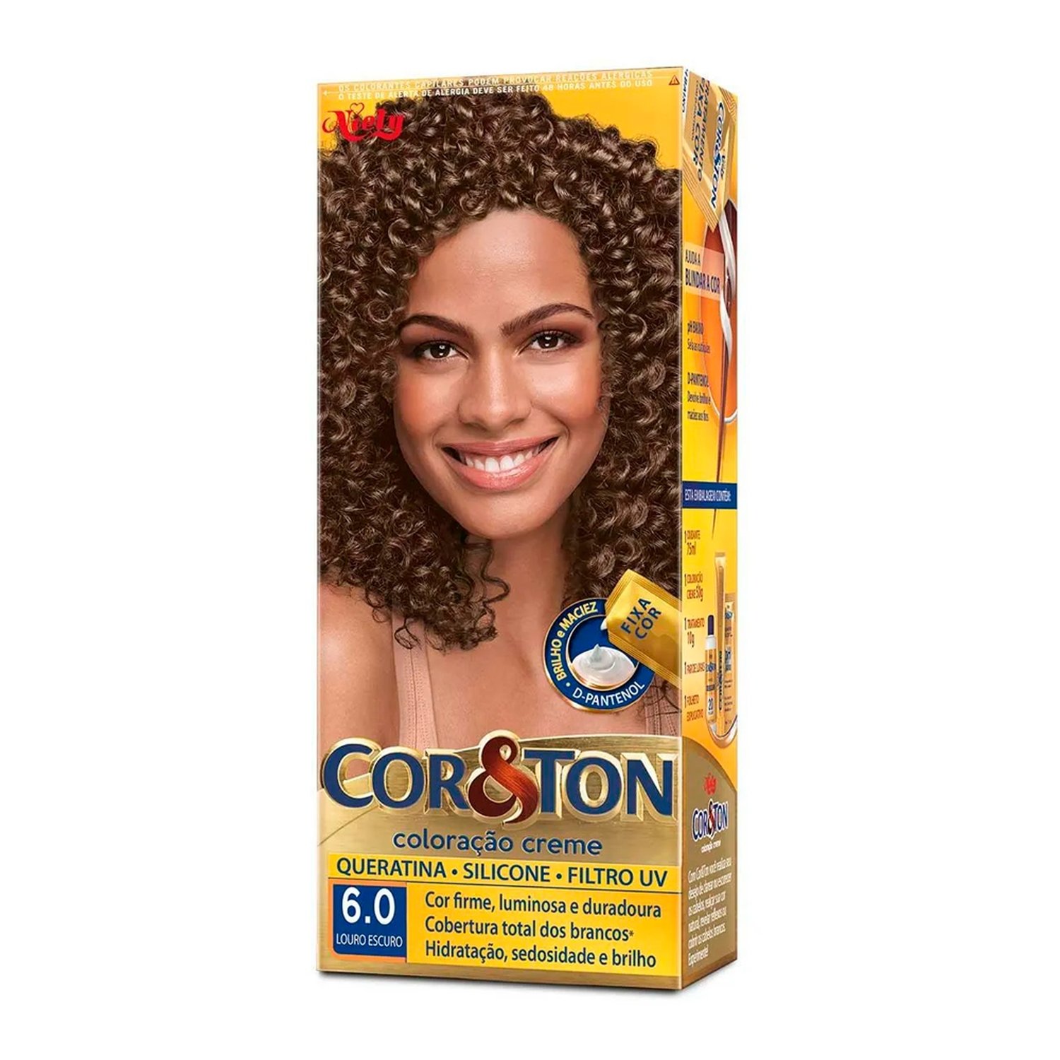 Tinta de Cabelo Cor&Ton 6.0 Louro Escuro 50g