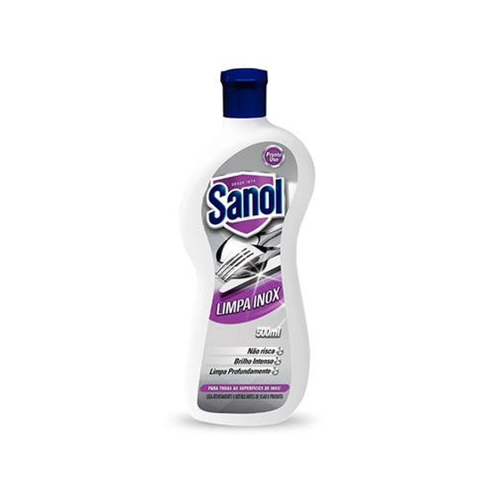 Limpa Inox Sanol 12X500Ml