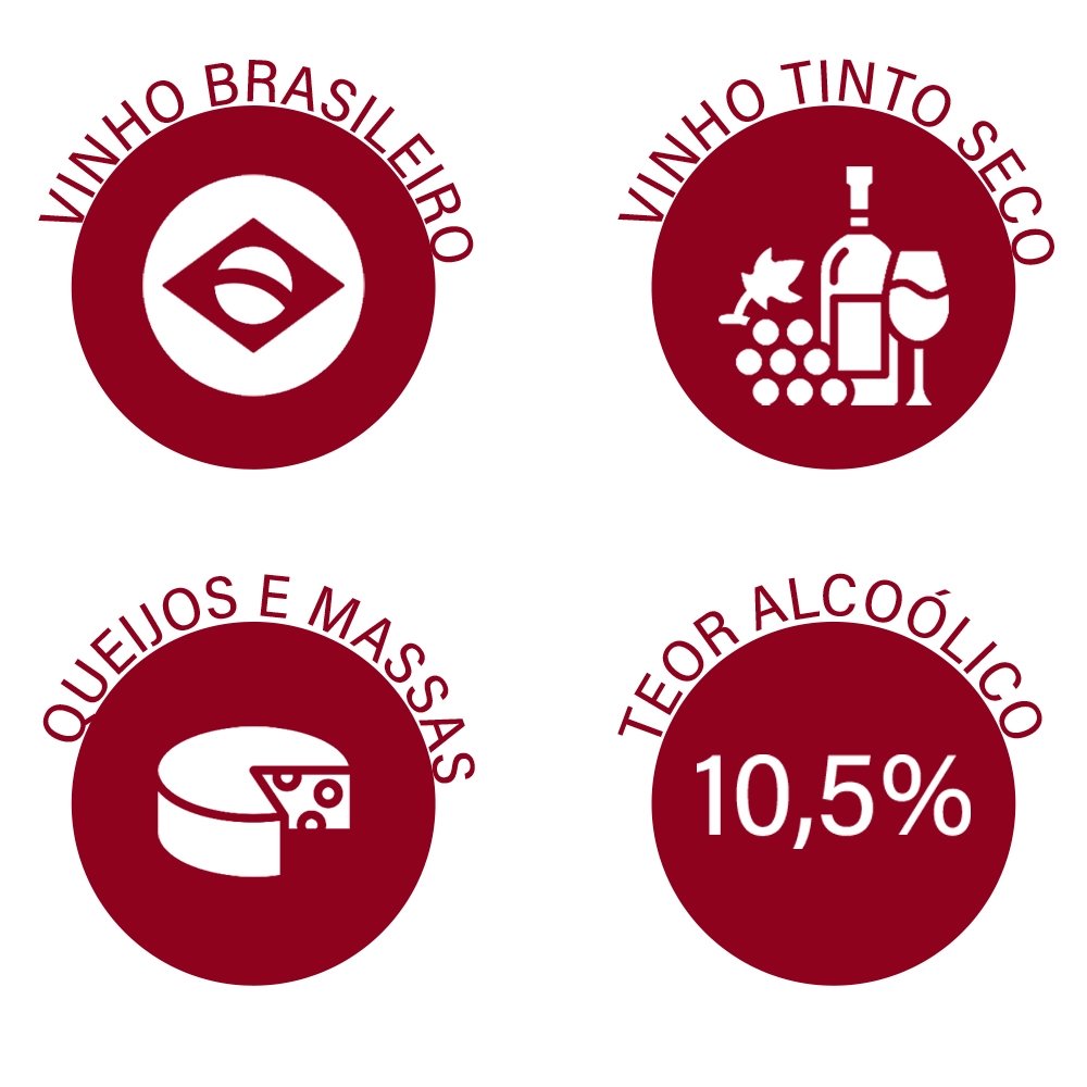 Vinho Country Wine Tinto Seco 750ml