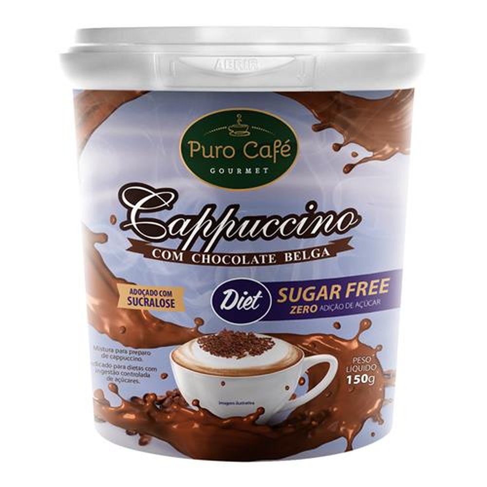 Cappuccino DIET Zero Açúcar com Chocolate Belga 150g