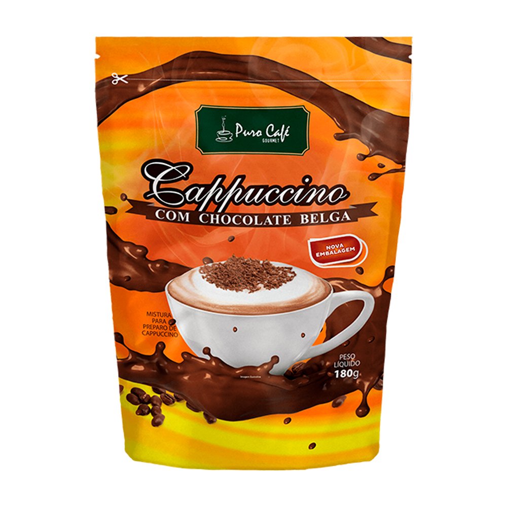 Cappuccino Com Chocolate Belga 180G