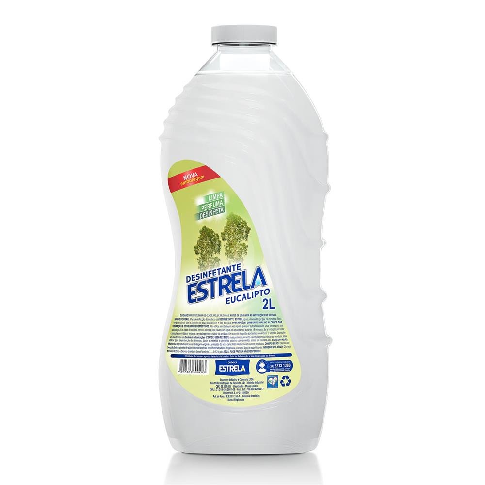 Desinfetante Estrela Eucalipto 6X2 l