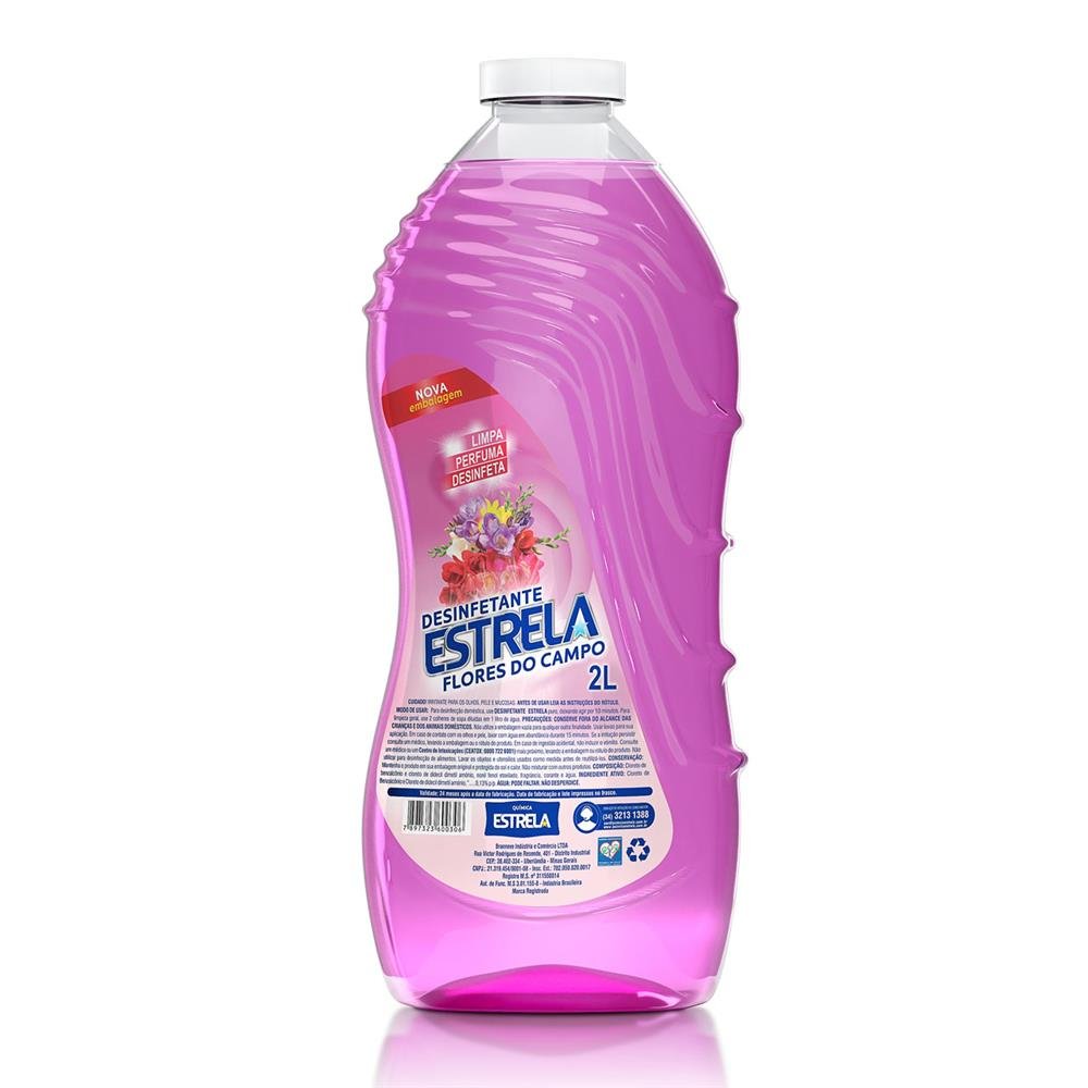 Desinfetante Estrela Flores Do Campo 6X2 l