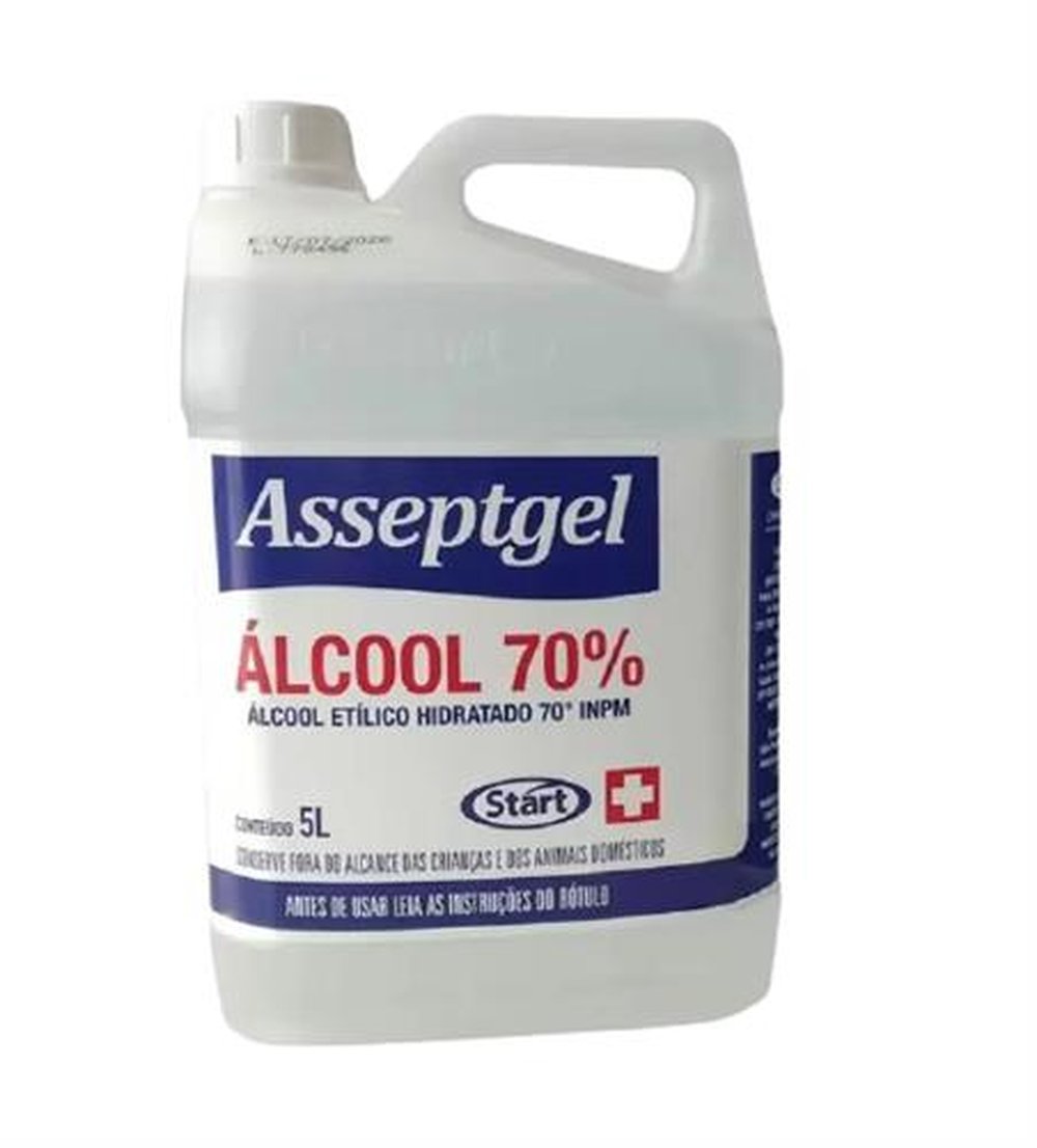 Alcool Liquido Institucional Start 70% - 5 Litros