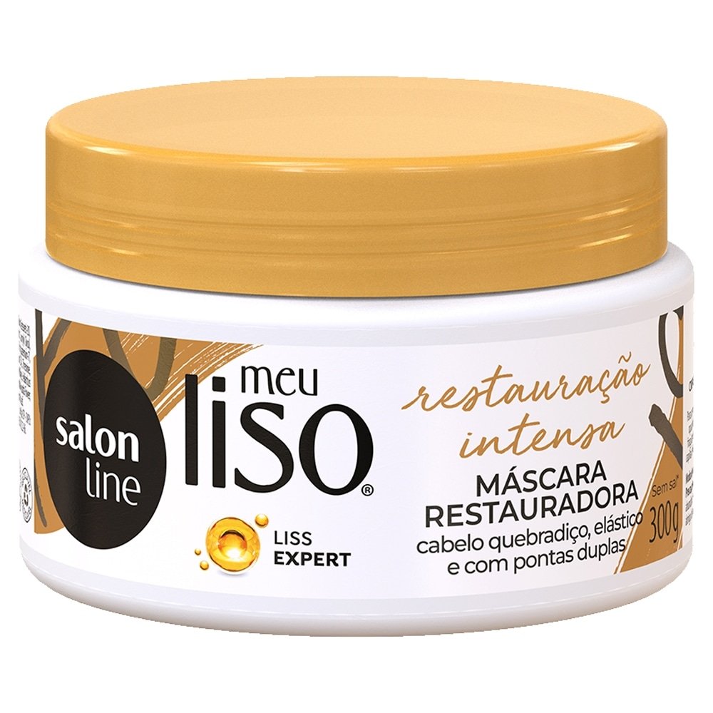 Máscara Hidratação Salon Line Meu Liso Restauração Intensa 300g