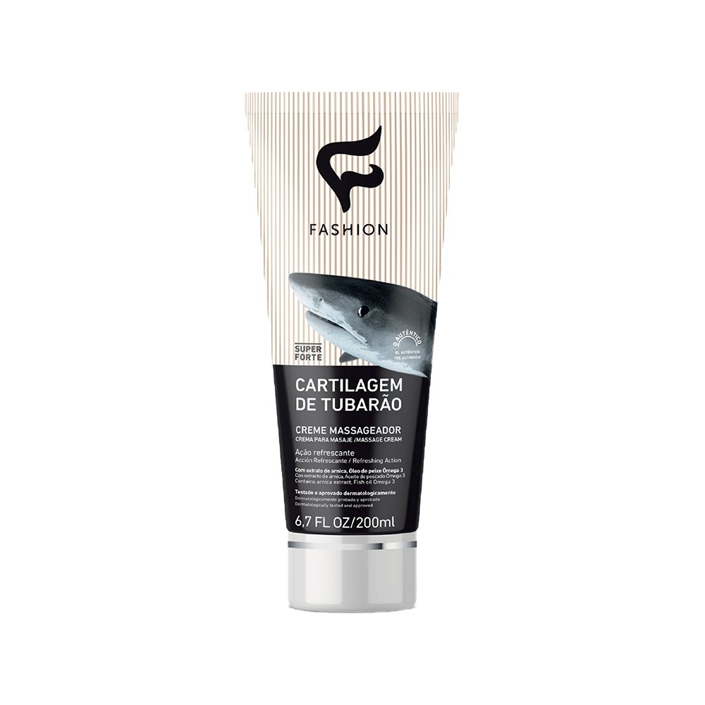 Creme Massageador Cartilagem De Tubarao 200g Fashion
