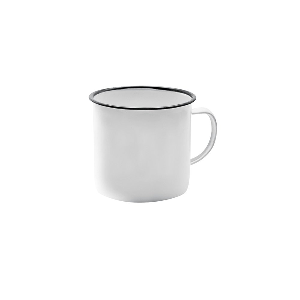 Caneca Esmaltada Tradicional 5cm Branco