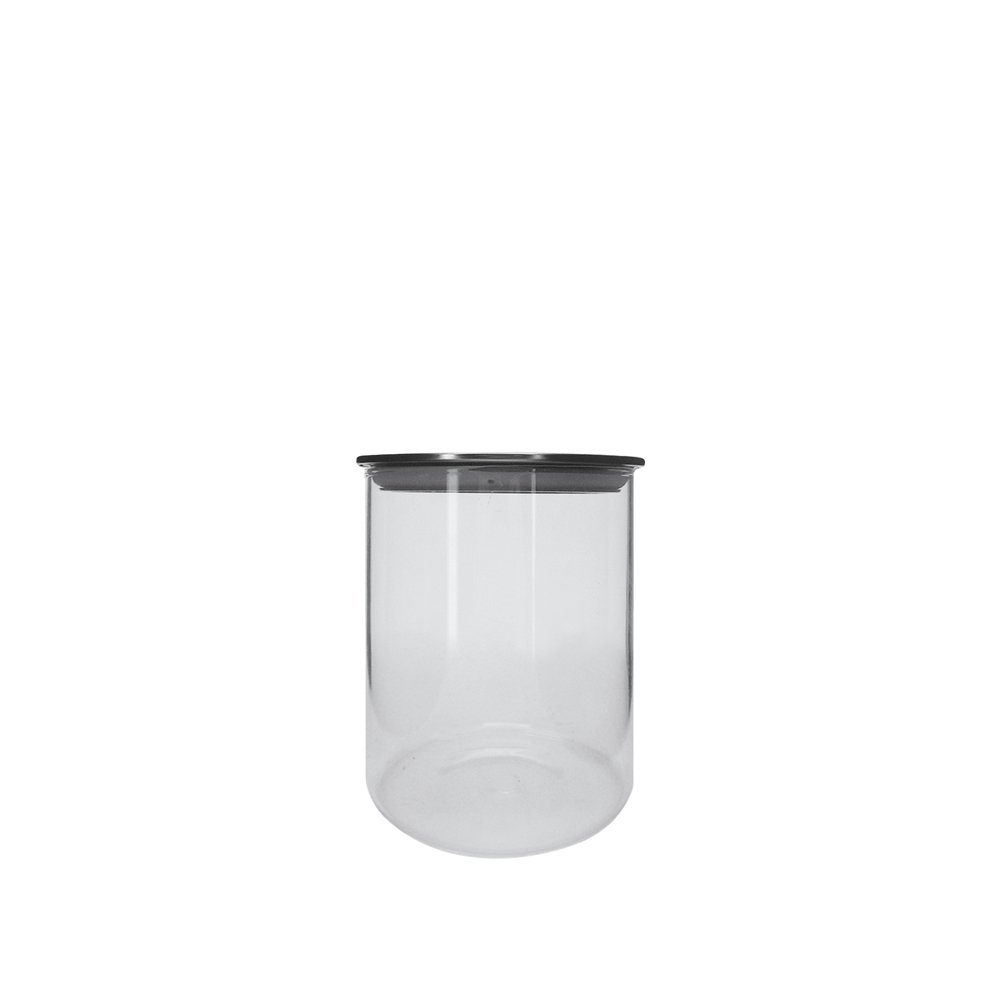Pote Hermetico Borosilicato Tampa Inox 1 Litros