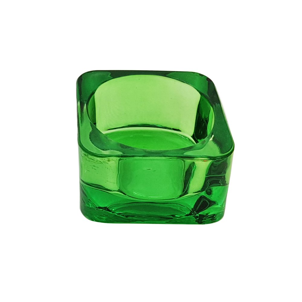 Porta Velas Vidro 5x3,5cm Color
