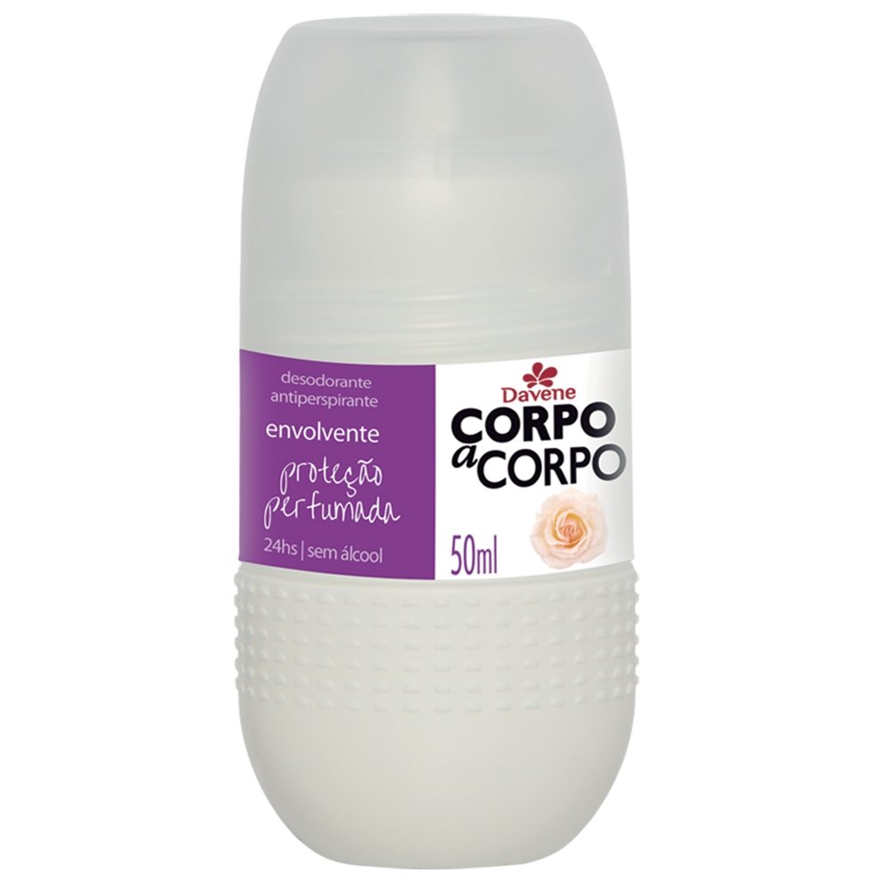 Desodorante Davene Corpo a Corpo Envolvente Roll On 50ml