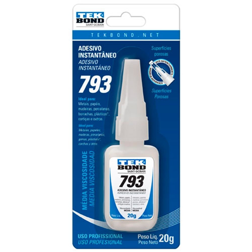 Cola Tekbond 793 Instantânea Antientupimento 20g