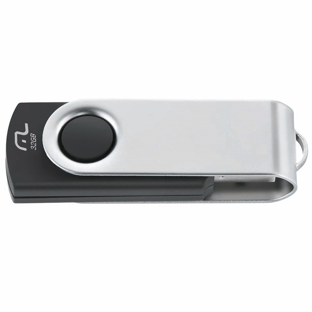 Pen Drive Multilaser PD989 Twist USB 3.0 Preto 32GB