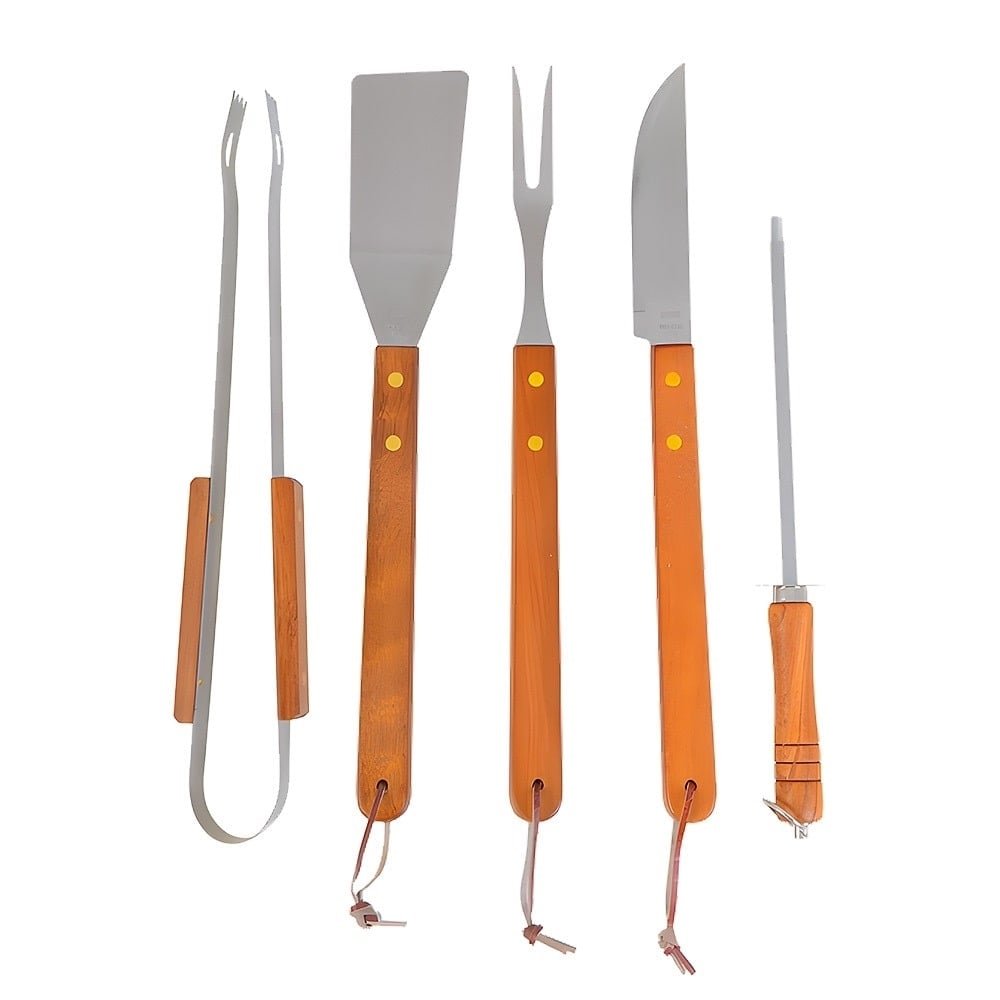 Kit Churrasco Fixxar Texas 6 Peças Maleta Alumínio