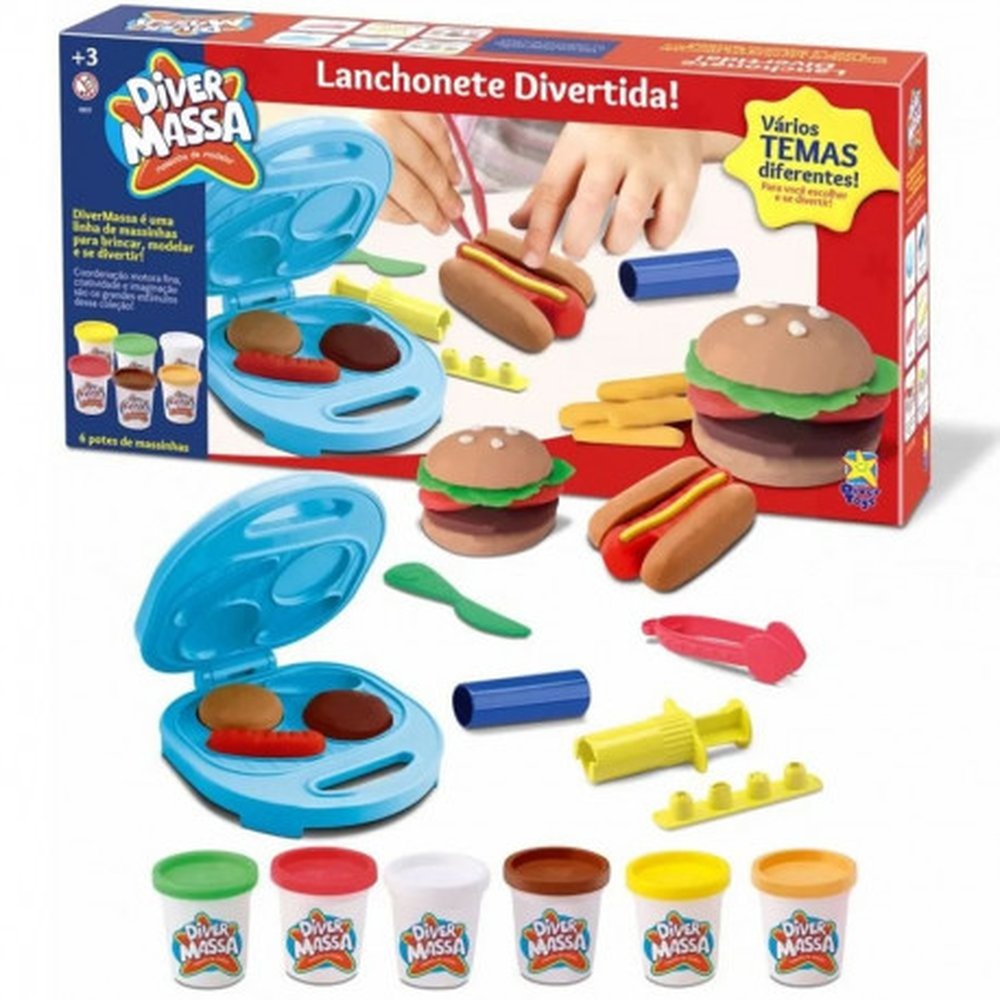 Brinquedo Lanchonete Divertida Diver Toys Ref 8057