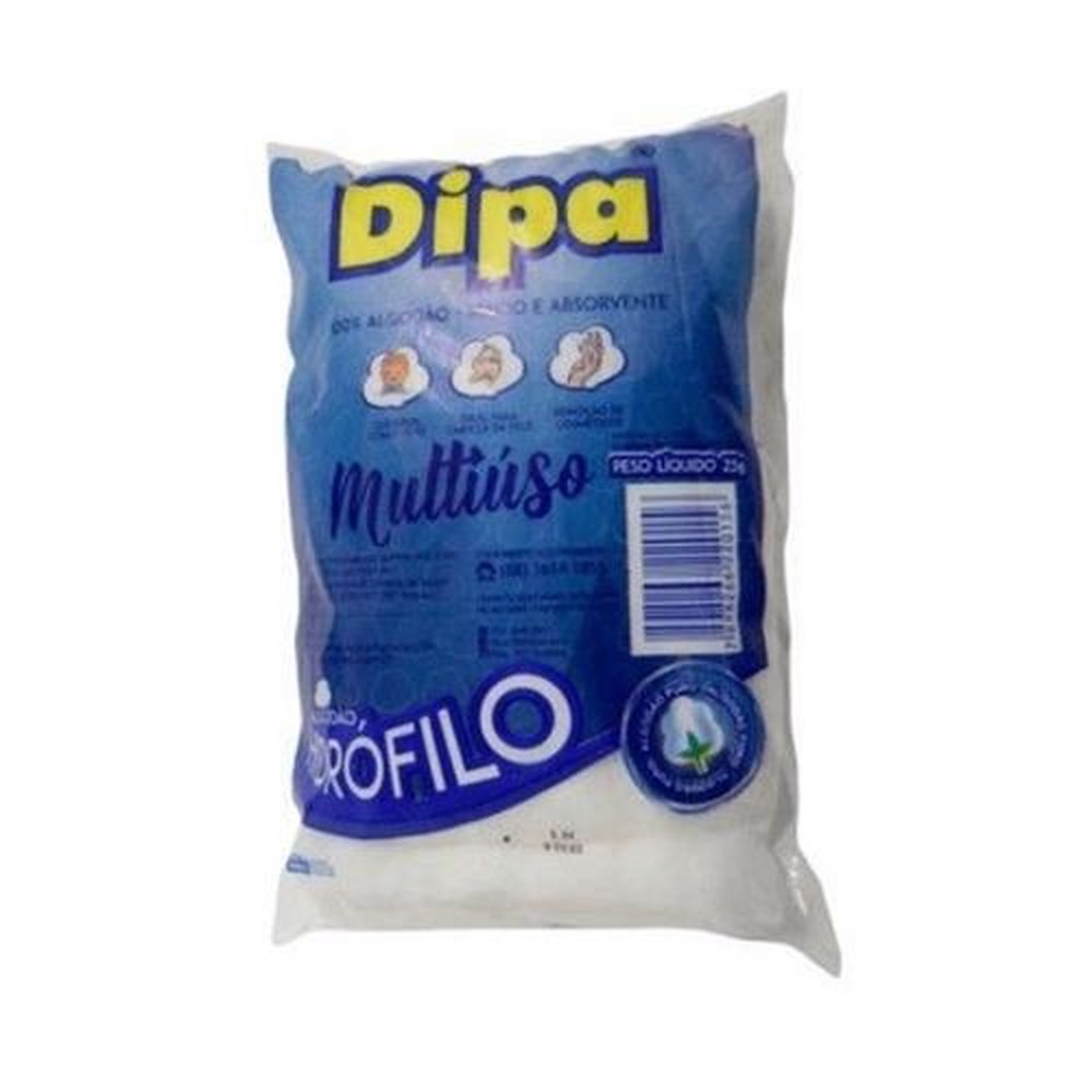 Algodao Dipa Multiuso 25G - 40X1X25G