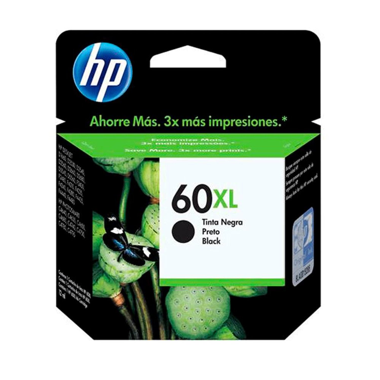 Cartucho Hp 60Xl Cc641wb | Preto