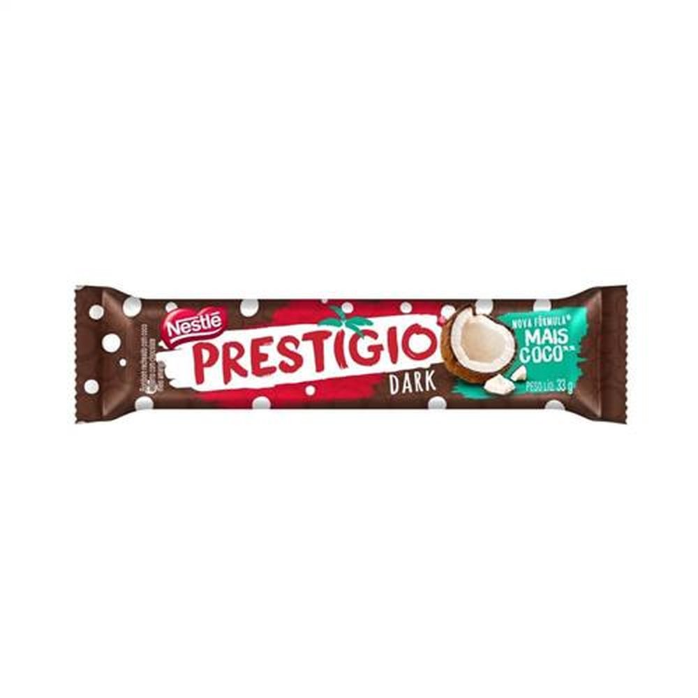 Chocolate Nestlé Prestígio Dark 33g - Embalagem com 30 Unidades