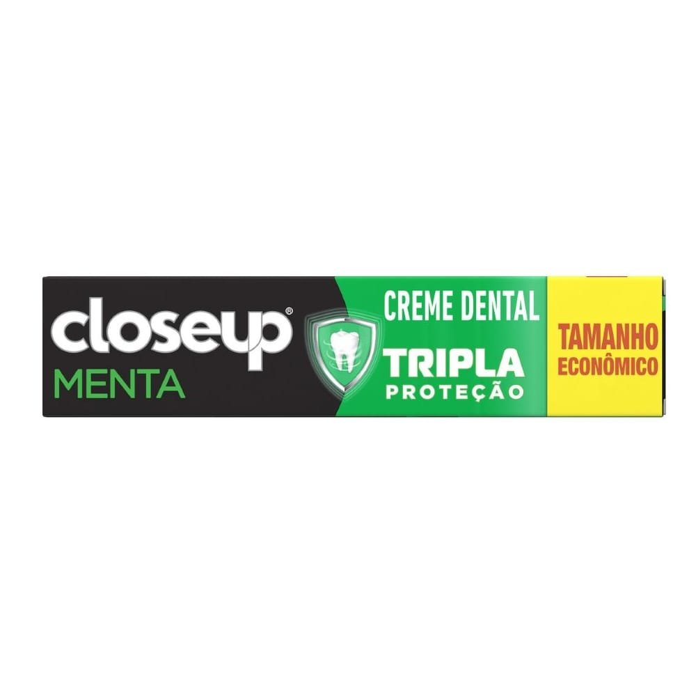 Creme Dental Close-up Triple Menta Tamanho Economico 150g