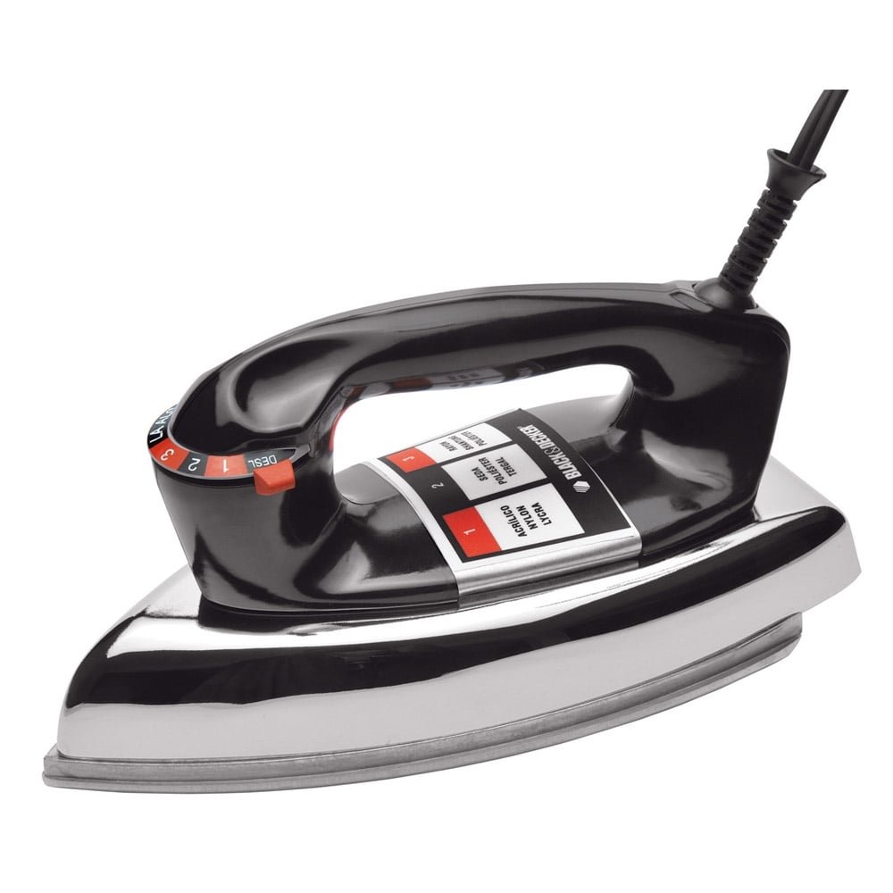 Ferro de Passar a Seco Black & Decker VFA 1110 - Automático, Preto, 110V
