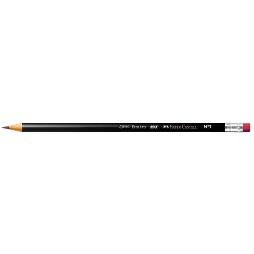 Ecolápis Grafite N°2 Faber Castell Com Borracha