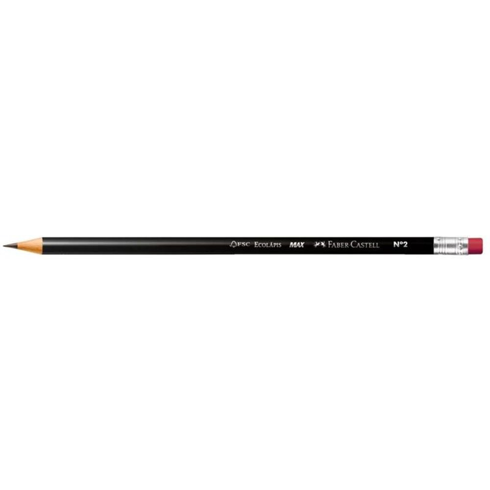 Ecolápis Grafite N°2 Faber Castell Com Borracha