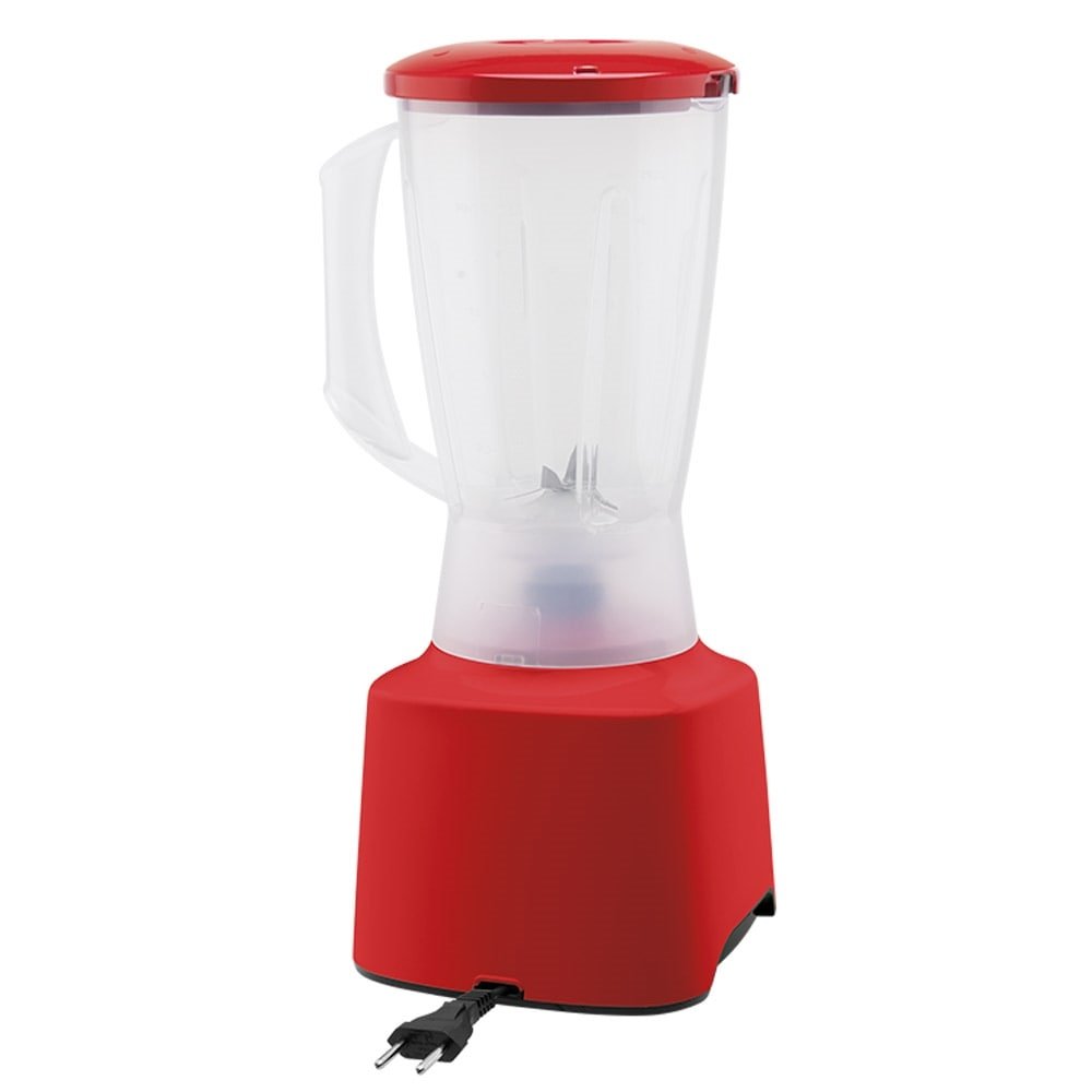 Liquidificador Arno LQ11 Power Mix - Copo de Plástico 2 Velocidades + Pulsar 550W Vermelho 110V