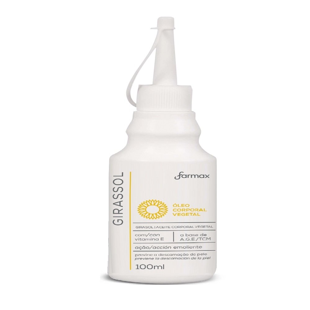 Óleo Corporal de Girassol Farmex Vegetal 100ml